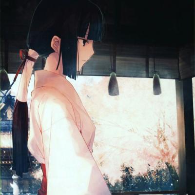 qq二次元古风头像女生