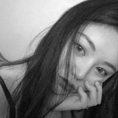 头像图片微信黑白丧女