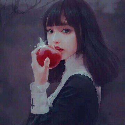 头像动漫女生黑暗系