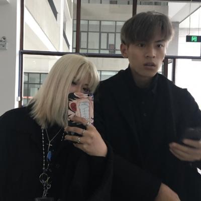 微信情侣头像手机控一对