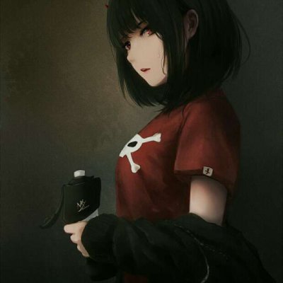 头像动漫女生黑暗系