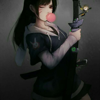 头像动漫女生黑暗系