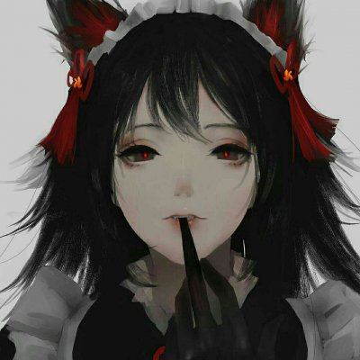 头像动漫女生黑暗系