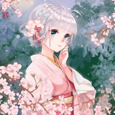 qq二次元古风头像女生