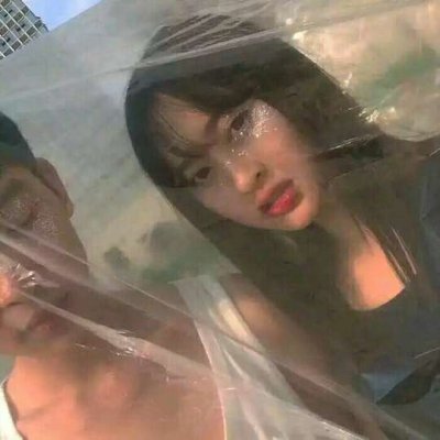 情头真人双人两张甜蜜图片