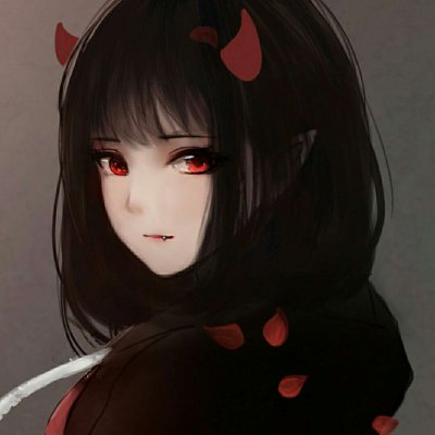 头像动漫女生黑暗系