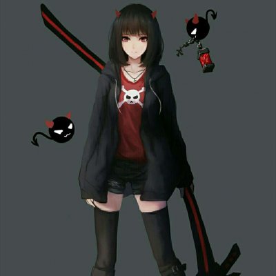 qq动漫头像女生小恶魔