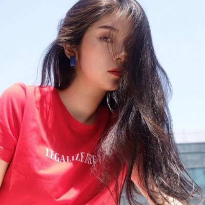 红色高清女头有气质的真人图片