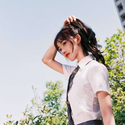 qq头像森系唯美女生