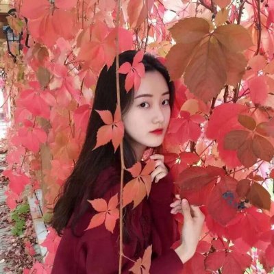 红色高清女头有气质的真人图片