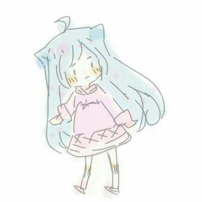 卡通头像可爱萌女生高清图片