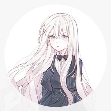长发动漫唯美女生头像图片