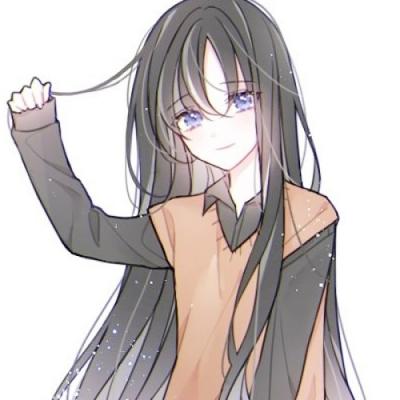 长发动漫唯美女生头像图片