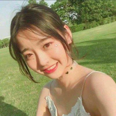 全网超火绿色头像女生高清图片