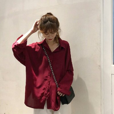 微信头像红色系列真人女生图片