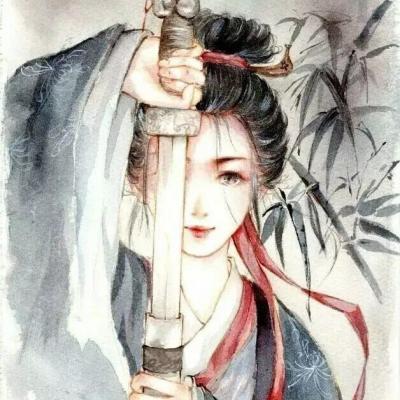 高清女生古风动漫头像图片