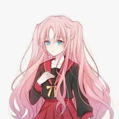 长发动漫唯美女生头像图片