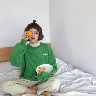 女生乐观头像