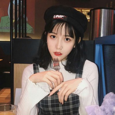 女生头像真人土味