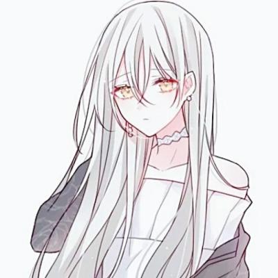 长发动漫唯美女生头像图片