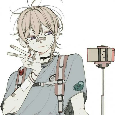 二次元头像男生帅气高清图片