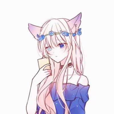 长发动漫唯美女生头像图片