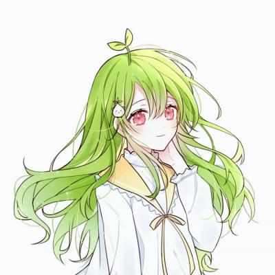 长发动漫唯美女生头像图片