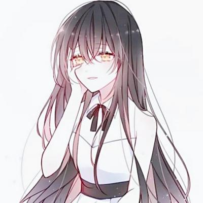 长发动漫唯美女生头像图片