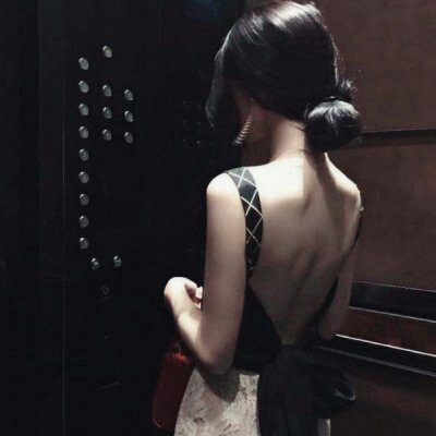 黑暗丧系女头真人超酷图片
