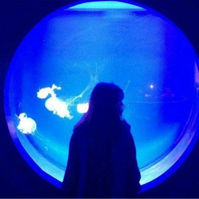 紫色荧光真人情侣头像