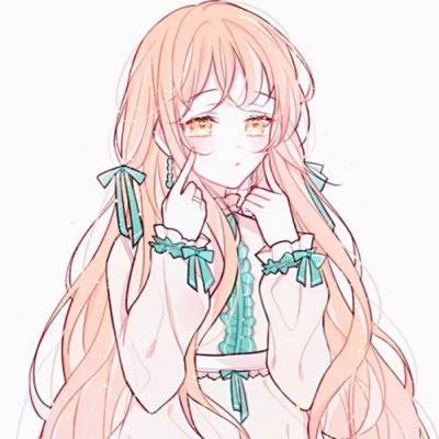 长发动漫唯美女生头像图片