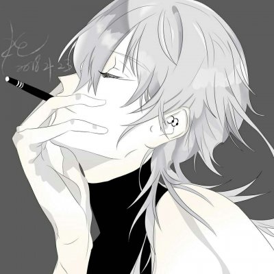 二次元头像男生帅气高清图片