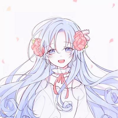 长发动漫唯美女生头像图片