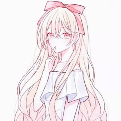 长发动漫唯美女生头像图片