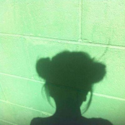 绿色系不露脸女生头像图片
