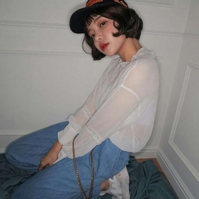 女生头像真人土味