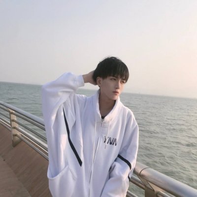 情头一男一女分开两张意境图片
