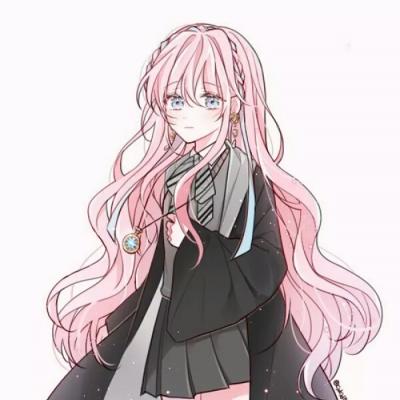 长发动漫唯美女生头像图片