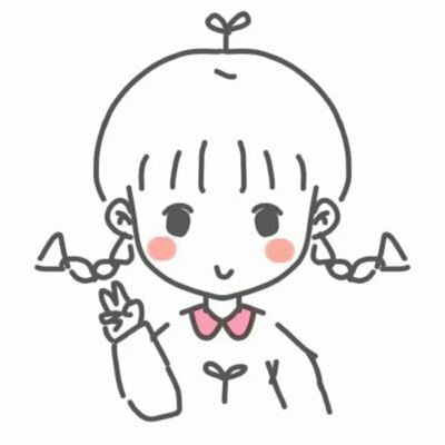 二次元情侣头像萌萌哒简单图片