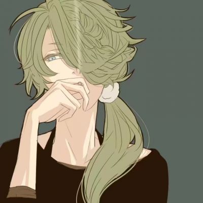 动漫头像男生冷酷抽烟