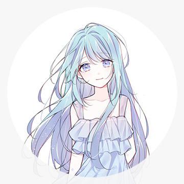 长发动漫唯美女生头像图片