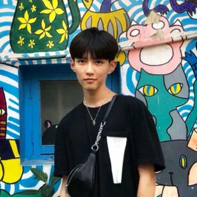 情头一男一女分开两张意境图片