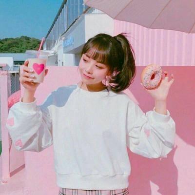头像女生粉色系列图片