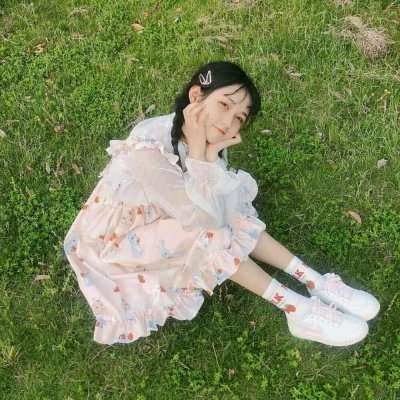 女生乐观头像