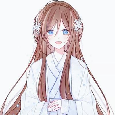 长发动漫唯美女生头像图片