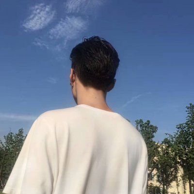 情头一男一女分开两张意境图片