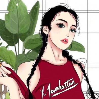 韩系卡通头像女生手绘图片