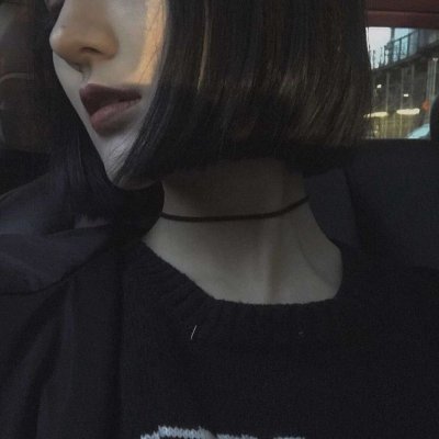 丧女头像黑系高清图片
