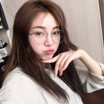 女生眼镜头像控