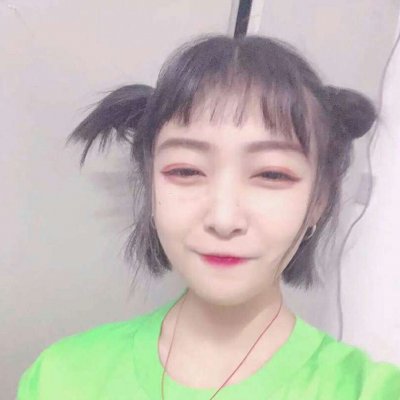 抖音极品绿色系女头图片